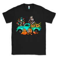 Black cactus pumpkin truck fall Classic Tee - JahusDesignShop