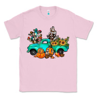 Bubblegum Pink cactus pumpkin truck fall Classic Tee - JahusDesignShop
