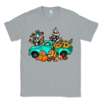 Heather Grey cactus pumpkin truck fall Classic Tee - JahusDesignShop