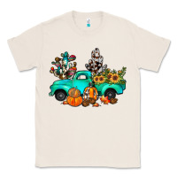 Natural cactus pumpkin truck fall Classic Tee - JahusDesignShop