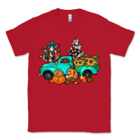 Red cactus pumpkin truck fall Classic Tee - JahusDesignShop