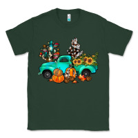 Sports Green cactus pumpkin truck fall Classic Tee - JahusDesignShop
