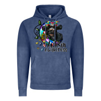 Vintage Denim autism awareness Vintage Hoodie - SublimationCraftShop