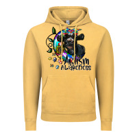Vintage Mustard autism awareness Vintage Hoodie - SublimationCraftShop