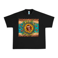 Black football leopard turquoise sunflower Urban Heavy Tee - JahusDesignShop