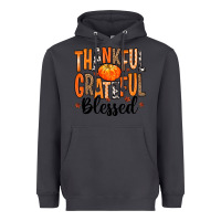Smoke Thankful Grateful Blessed Heavyweight Hoodie - MaliasSmallBusiness