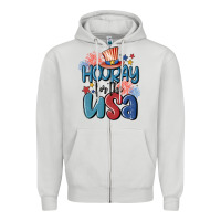 Hooray For The Usa Zipper Hoodie | Teevron