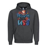 Smoke hooray for the usa Zipper Hoodie - MaliasSmallBusiness
