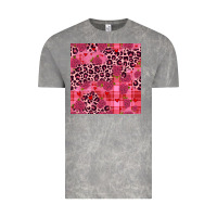 Cloud Rock valentines day roses leopard seamless pattern Vintage Tee - JahusDesignShop