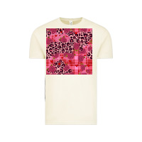 Vintage Arctic valentines day roses leopard seamless pattern Vintage Tee - JahusDesignShop