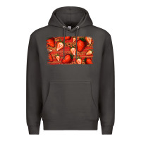 Smoke Strawberry Background Premium Hoodie - Bettercallsaul