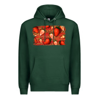 Sports Green Strawberry Background Premium Hoodie - Bettercallsaul