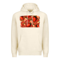 Tofu Strawberry Background Premium Hoodie - Bettercallsaul