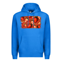 True Royal Strawberry Background Premium Hoodie - Bettercallsaul