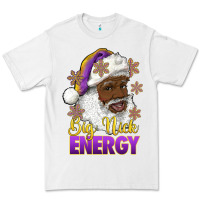 White big nick energy purple and gold afro santa Premium Tee - RanaPortraitStore