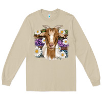 Mushroom easter goat daisys leopard wooden Long Sleeve Tee - Artiststas