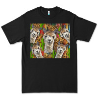 Black alpaca Premium Tee - BarkalooDesign