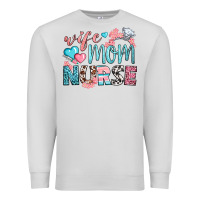 Dove Grey Wife Mom Nurse Premium Sweatshirt - BundleAndBundleShop
