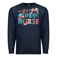 Navy Wife Mom Nurse Premium Sweatshirt - BundleAndBundleShop
