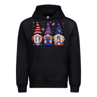Black USA gnomies 4th of july Urban Hoodie - HowdyJamesFarm