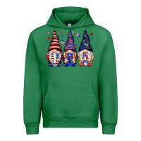 Emerald USA gnomies 4th of july Urban Hoodie - HowdyJamesFarm
