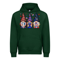 Forest Green USA gnomies 4th of july Urban Hoodie - HowdyJamesFarm