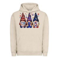 Pigment French Oak USA gnomies 4th of july Urban Hoodie - HowdyJamesFarm