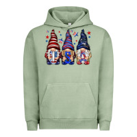 Pigment Oil Green USA gnomies 4th of july Urban Hoodie - HowdyJamesFarm