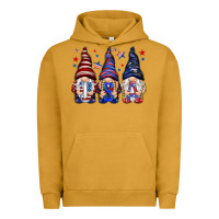Pigment Peanut Butter USA gnomies 4th of july Urban Hoodie - HowdyJamesFarm