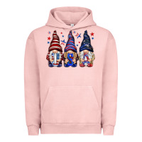 Pigment Salmon USA gnomies 4th of july Urban Hoodie - HowdyJamesFarm