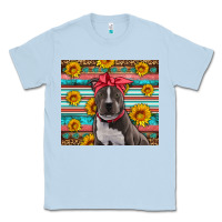 Dusty Blue western pitbull Classic Tee - Artiststas