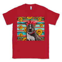 Red western pitbull Classic Tee - Artiststas