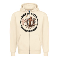 Sandshell man of faith Zipper Hoodie - MaliasSmallBusiness