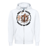 White man of faith Zipper Hoodie - MaliasSmallBusiness