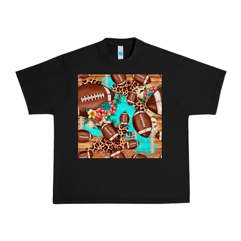 Football Leopard Cowhide Seamless Pattern Urban Heavy Tee by JahusDesignShop | Teevron