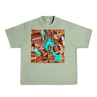Oil Green football leopard cowhide seamless pattern Urban Heavy Tee - JahusDesignShop