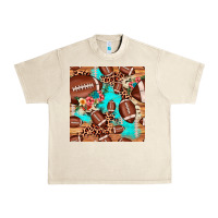 Sandshell football leopard cowhide seamless pattern Urban Heavy Tee - JahusDesignShop