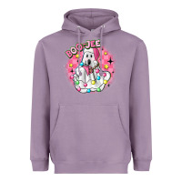 Lavender boo jee pink christmas ghost Heavyweight Hoodie - MaliasSmallBusiness