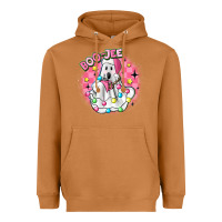 Meerkat boo jee pink christmas ghost Heavyweight Hoodie - MaliasSmallBusiness