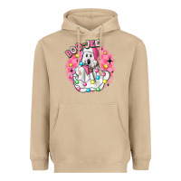 Mushroom boo jee pink christmas ghost Heavyweight Hoodie - MaliasSmallBusiness