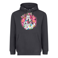 Smoke boo jee pink christmas ghost Heavyweight Hoodie - MaliasSmallBusiness