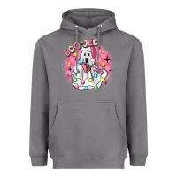 Storm boo jee pink christmas ghost Heavyweight Hoodie - MaliasSmallBusiness