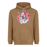 Toasted Coconut boo jee pink christmas ghost Heavyweight Hoodie - MaliasSmallBusiness