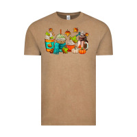 Vintage Coffee fall coffee cups Vintage Tee - AdoDesignShop