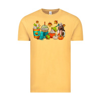 Vintage Mustard fall coffee cups Vintage Tee - AdoDesignShop