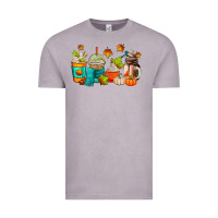 Vintage Zinc fall coffee cups Vintage Tee - AdoDesignShop