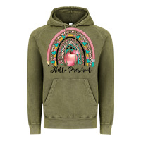 Vintage Olive hello preschool Vintage Hoodie - JahusDesignShop