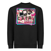 Black crafting queen Heavyweight Sweatshirt - AdoDesignShop