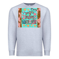 Heather Grey Wife Mom Nurse Tumbler Premium Sweatshirt - BundleAndBundleShop
