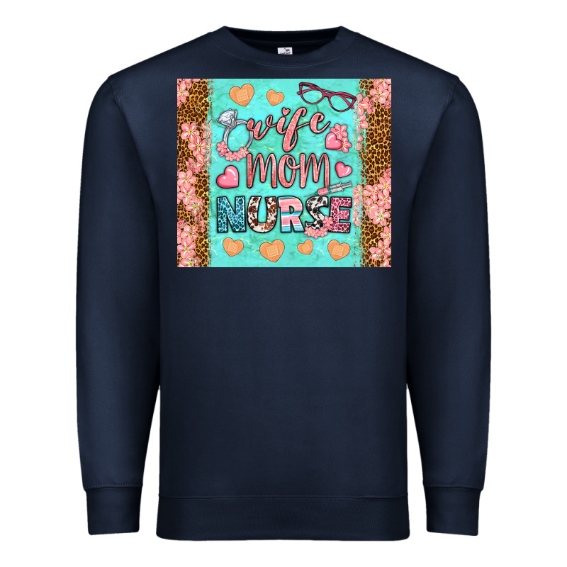 Wife Mom Nurse Tumbler Premium Sweatshirt by BundleAndBundleShop | Teevron